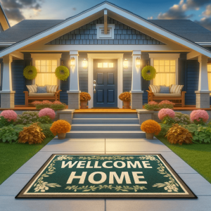 Michigan home's welcoming porch symbolizing FHA Streamline success
